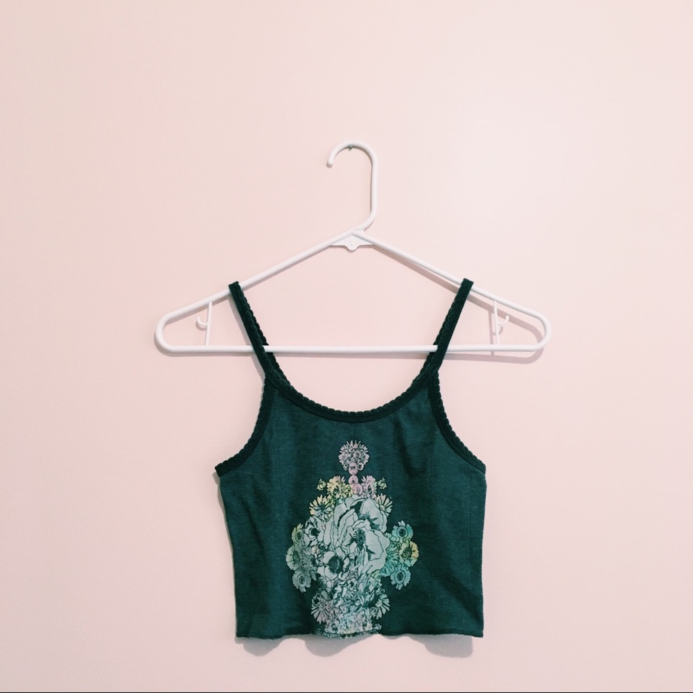 Graphic crop top